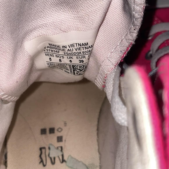 strawberry pink dup converse - Picture 9 of 13